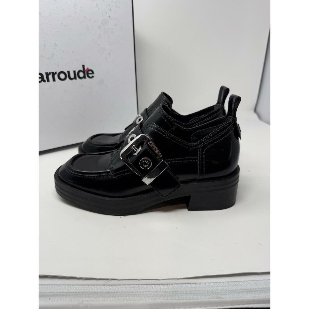 Larroude Stewart Women's Oxford Black Leather Black 7.5 - Picture 8 of 10